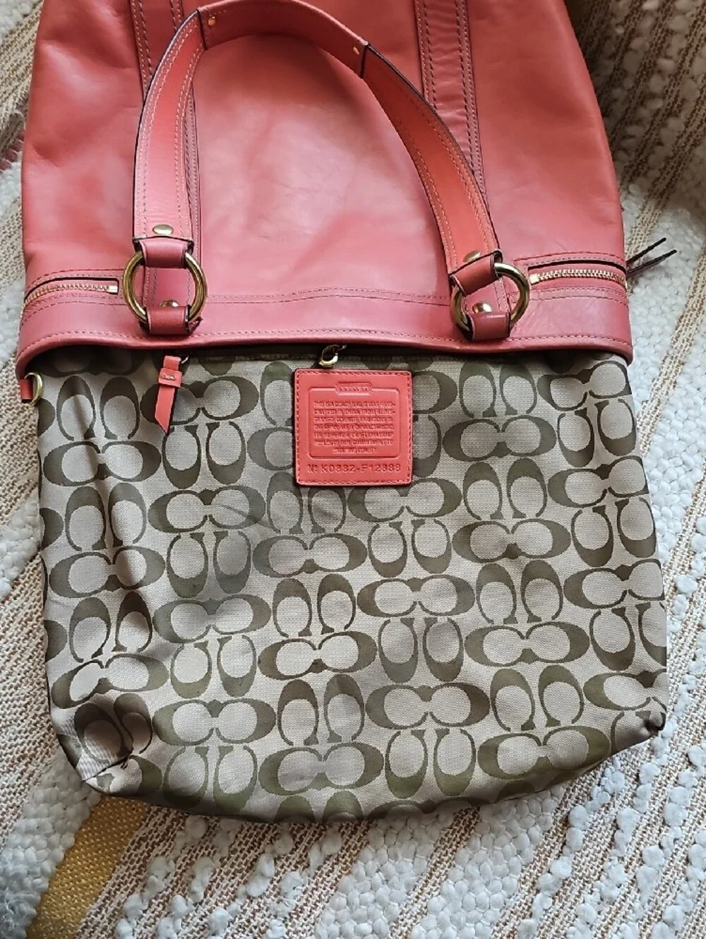 Coach stylish pink